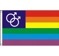 Rainbow Man Flag