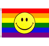 Rainbow Smiley Flag