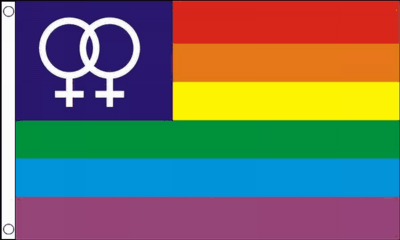 Rainbow Venus Flag