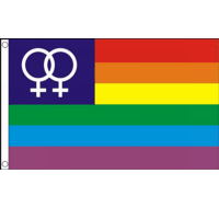 Rainbow Venus Flag
