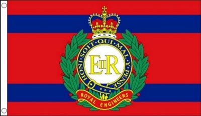 Royal Engineers Corps Military Flag