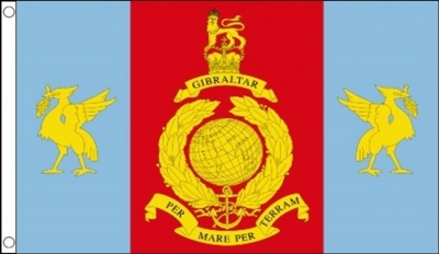 Royal Marines Reserve Liverpool Military Flag