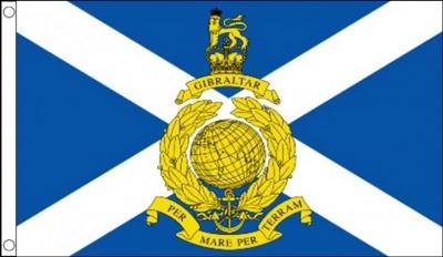 Royal Marines Reserve Scotland Military Flag