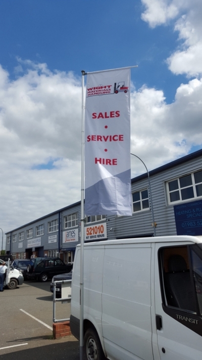 6m Telescopic Aluminium Flagpole